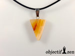 objectif-zen pendentif triangle cornaline