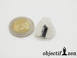 objectif zen pierre naturelle brute quartz blanc et tourmaline noire