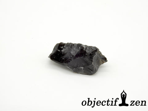 pierre naturelle brute obsidienne objectif-zen