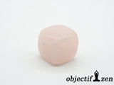 cube quartz rose pierre roulée objectif-zen